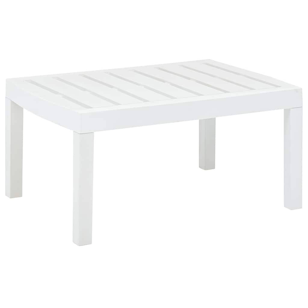 PANGIVO - Table de jardin plastique blanc 78 x 55 x 38 cm - PANGIVO