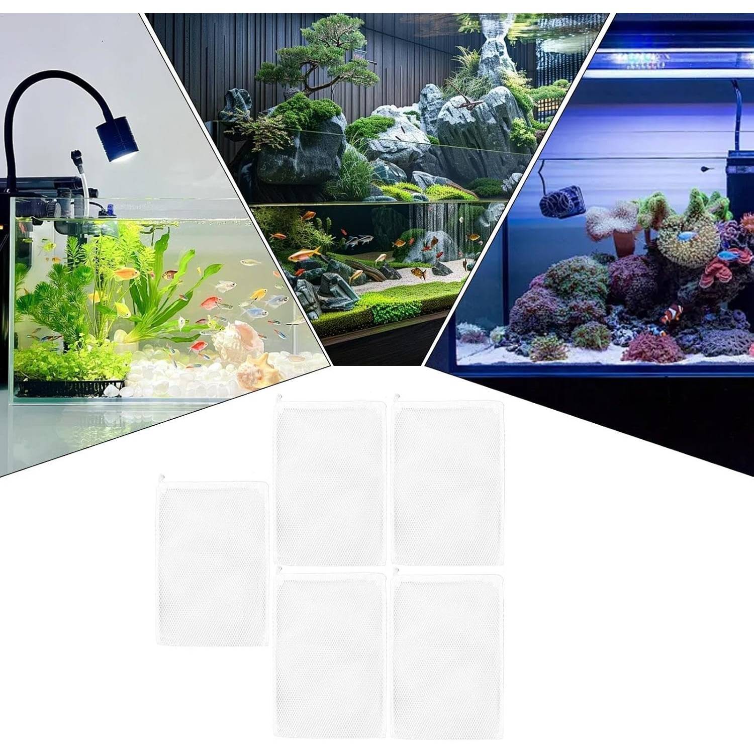 Lot de 5 Sacs Filtration Réutilisables - Eau Propre DtopbuyAge - Image 3