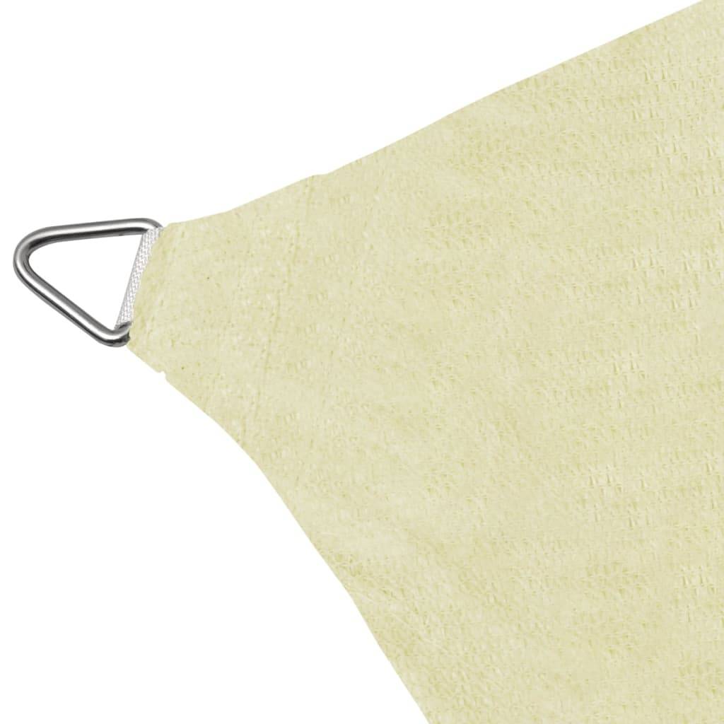 Helloshop26 - Parasol en pehd rectangulaire 2 x 4 m crème - Image 3