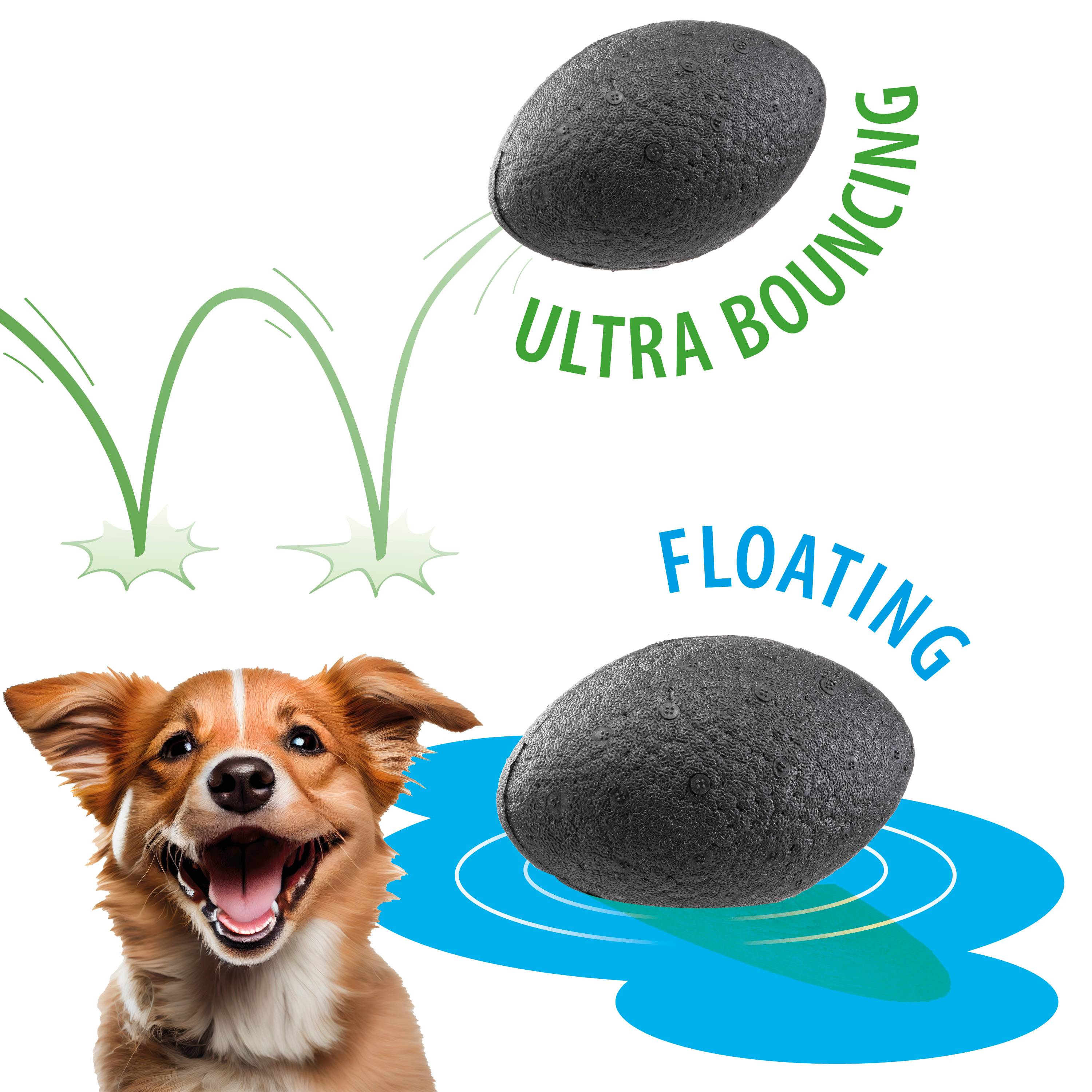 Ferplast - Ferplast Jouet Chien, en Matériau Durable, Non Toxique, Résistante aux Morsures, pour l'Hygiene Dentaire, Rebondissant et Flottant, CHEWA BOING RUGBY - Image 3