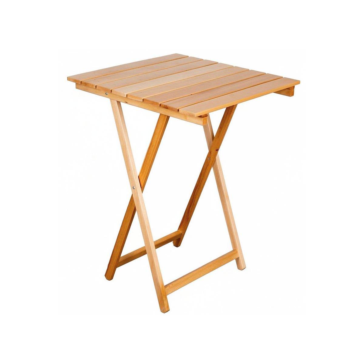 Italiadoc - Table pliante 60 x 60 cm en bois - Image 1