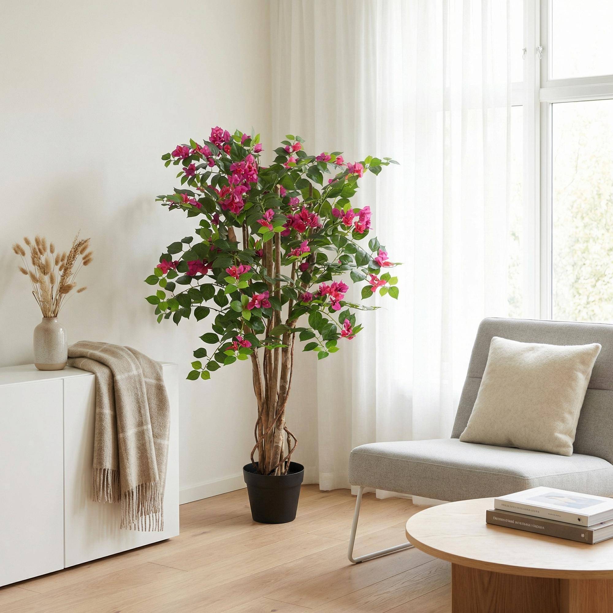 Bougainville - 120cm - Ø20cm - Plante artificielle - Image 3