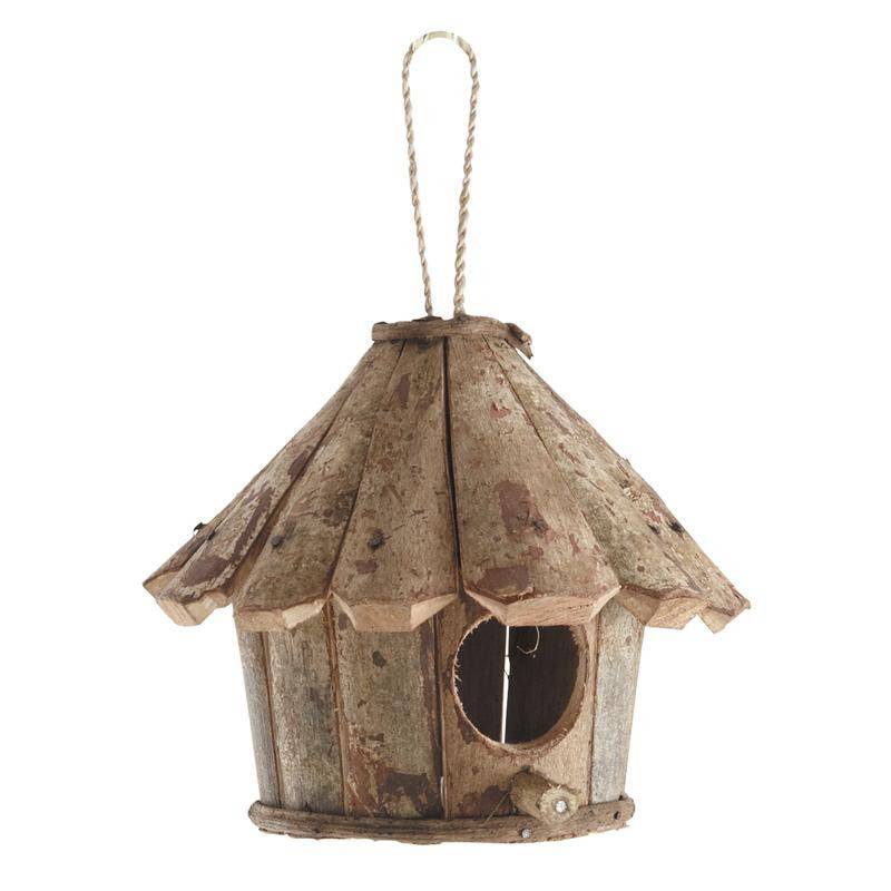 Aubry Gaspard - Nichoir oiseaux rond maison en bois - Aubry Gaspard - Image 1