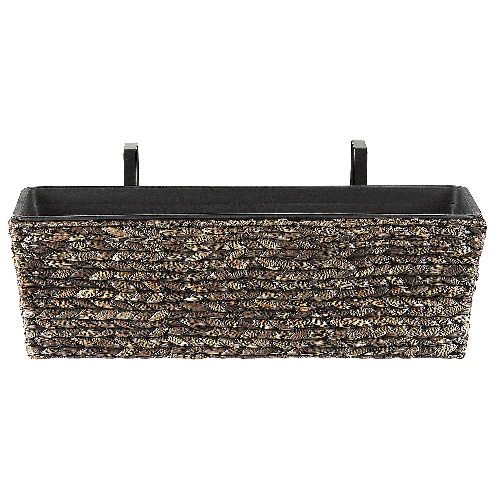 Beliani - Jardinière Pot de Fleurs Rectangulaire de Type Panier en Fibres Naturelles Idéal pour Balcon Terrasse ou Jardin Boho (Bohème) et Campagne Beliani - Image 1