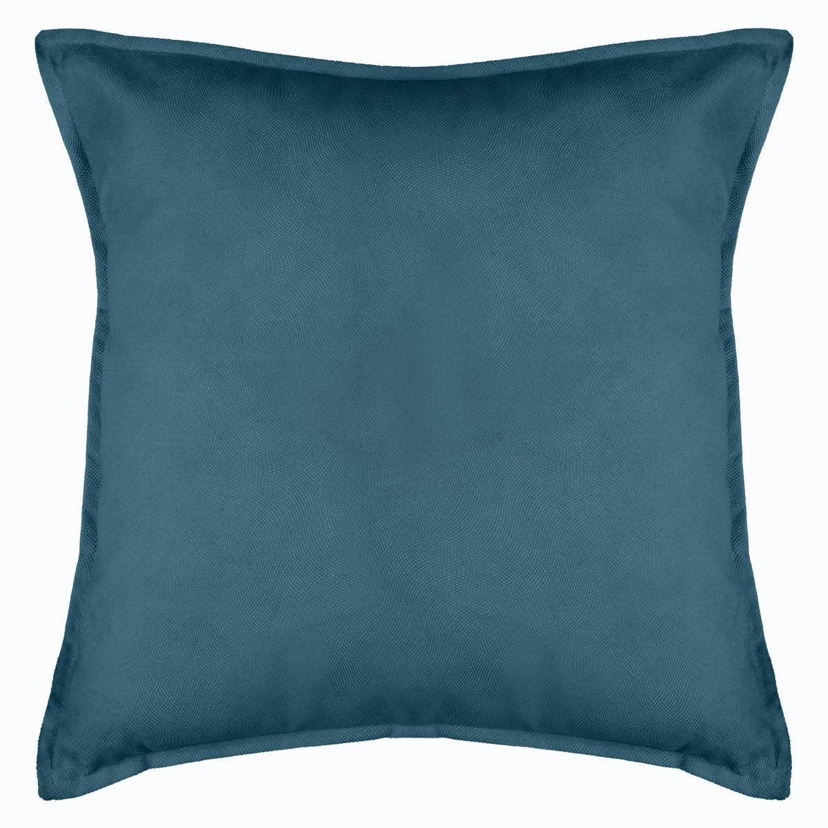 Atmosphera - Coussin "LILOU" coton bleu 55x55cm - Atmosphera Créateur d'intérieur - Image 2