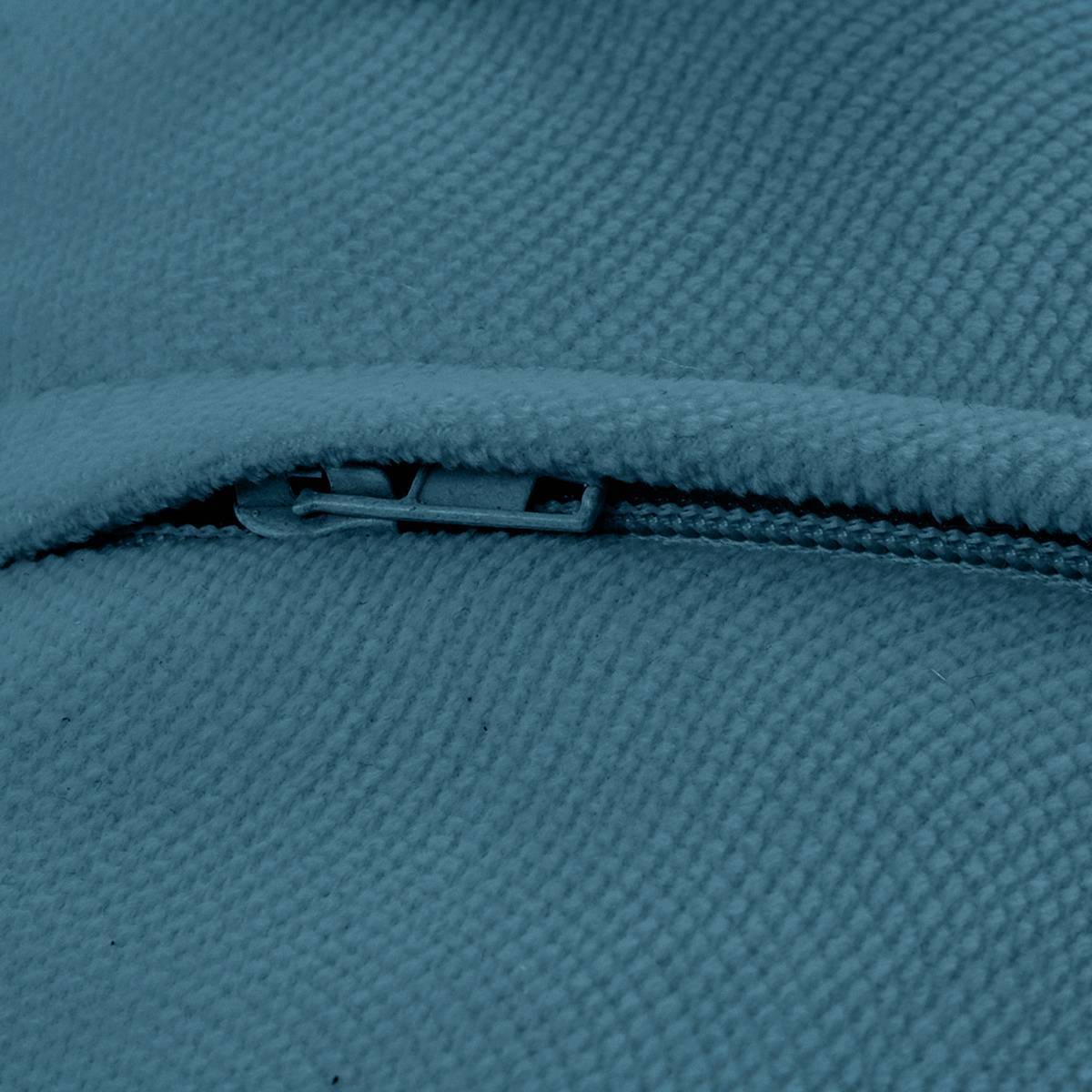 Atmosphera - Coussin "LILOU" coton bleu 55x55cm - Atmosphera Créateur d'intérieur - Image 5
