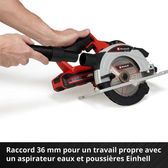 Einhell - Scie circulaire sans fil TE-CS 18/165-1 Li solo - Sans batterie Einhell - Image 3