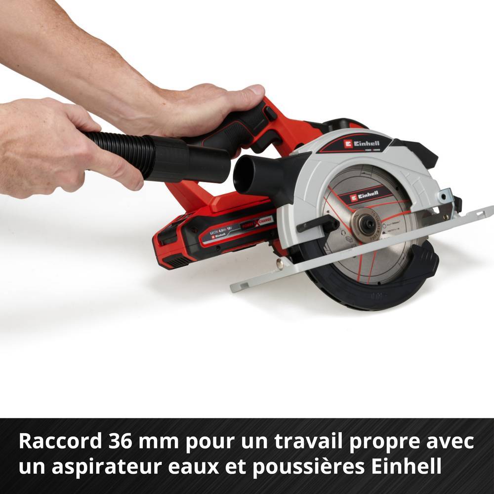 Einhell - Scie circulaire sans fil TE-CS 18/165-1 Li solo - Sans batterie Einhell - Image 3