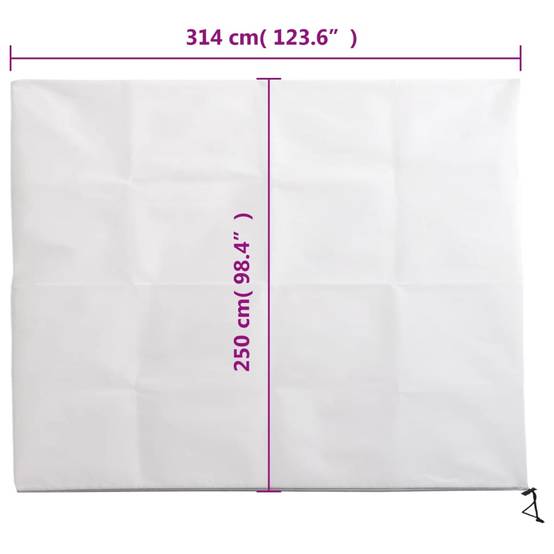PANGIVO - Housse de protection pour plantes polypropylène blanc 314 x 1 x 250 cm - PANGIVO - Image 9