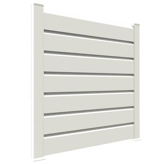 Closea - Kit cloture - Lame 16cm - PVC Blanc - LG: 6m x H: 1m13 Closea - Image 1