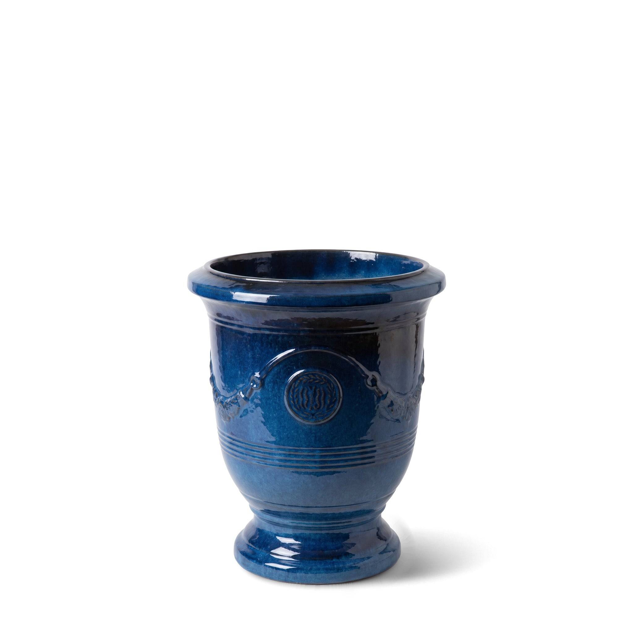 Provencelia - Pot RICHELIEU 35x42cm bleu azur