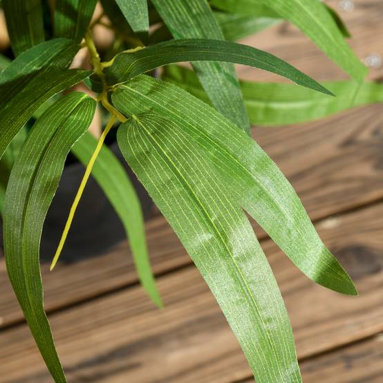 Bambou artificiel intérieur extérieur polyester décoration naturelle 60cm vert - ComfortXL Outdoor Living - Image 9