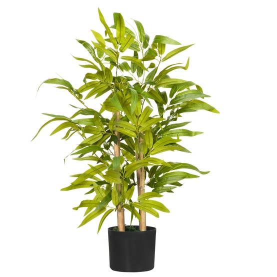 Bambou artificiel intérieur extérieur polyester décoration naturelle 60cm vert - ComfortXL Outdoor Living - Image 1