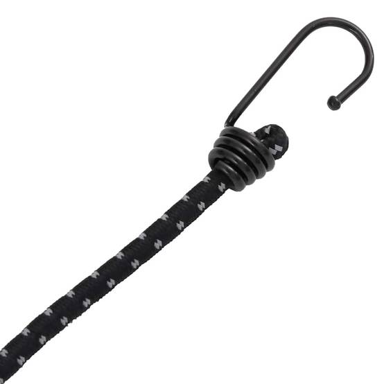 Cordes élastiques avec bandes réfléchissantes et crochets 10 pcs Maison Chic - Image 5