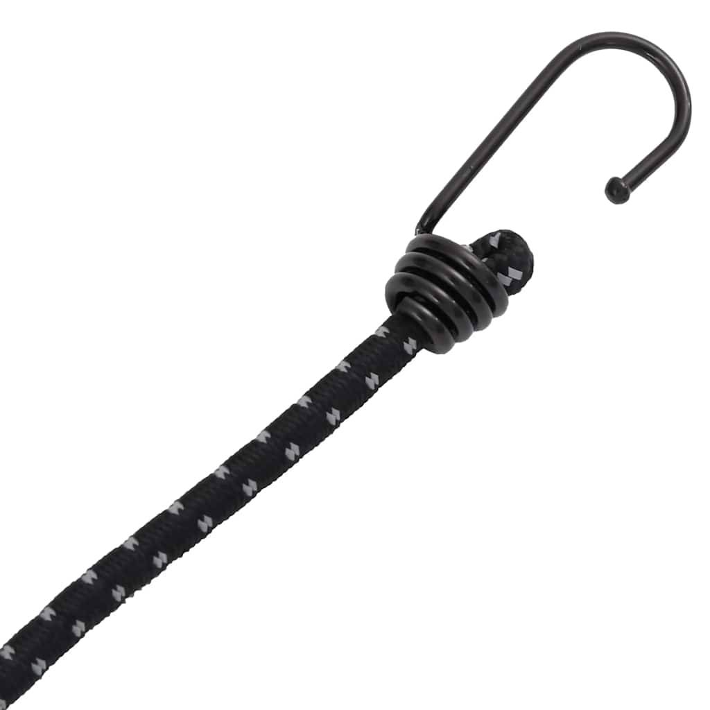 Cordes élastiques avec bandes réfléchissantes et crochets 10 pcs Maison Chic - Image 5