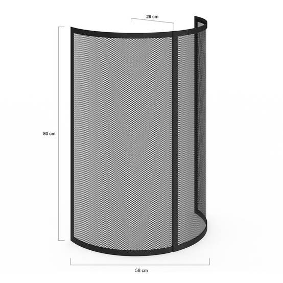 IDMARKET - Grille de protection pare feu 1 volet pour poêle et cheminée - Image 5