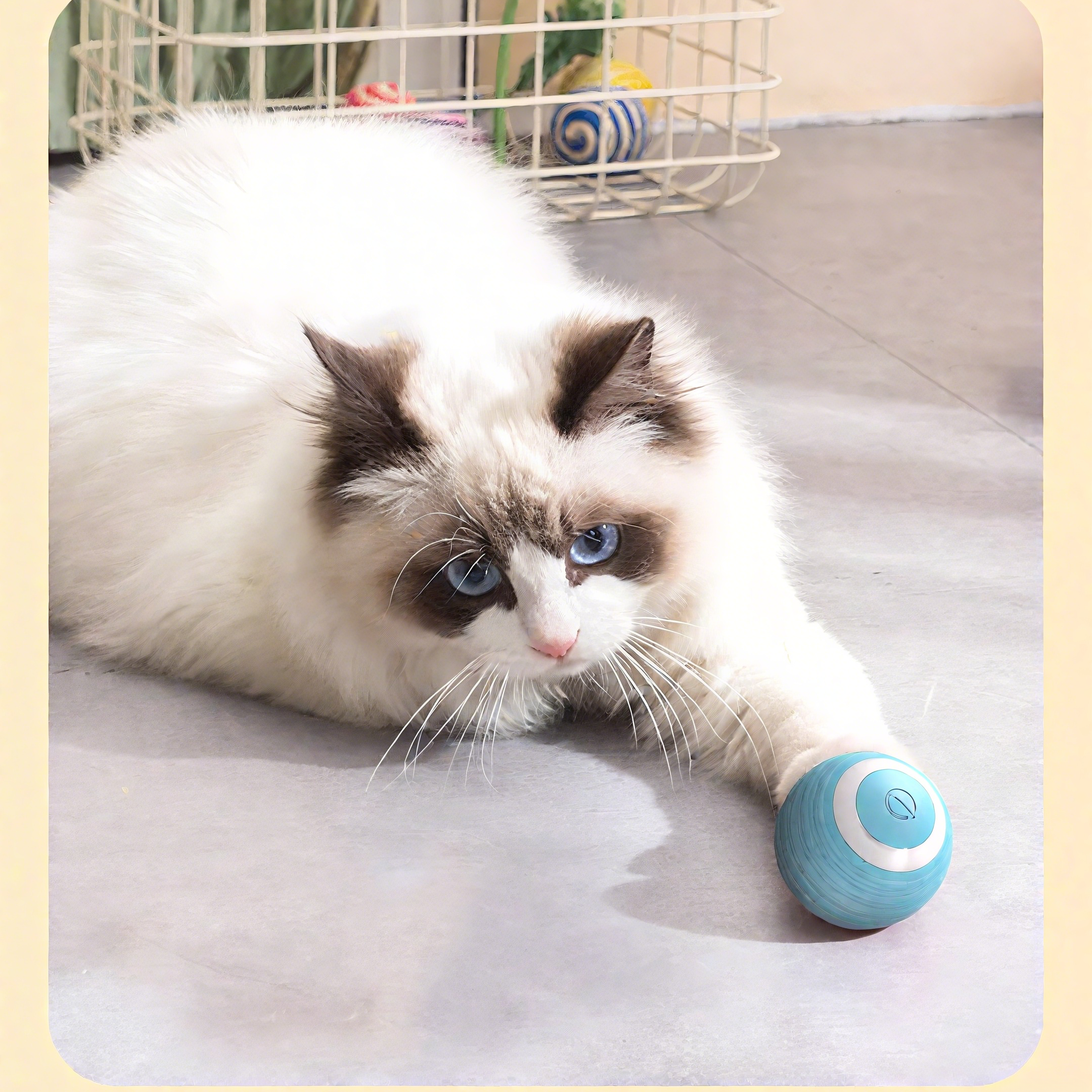 Balle Intelligente Électrique pour Chat : Divertissement et Exercice DtopbuyAge - Image 4