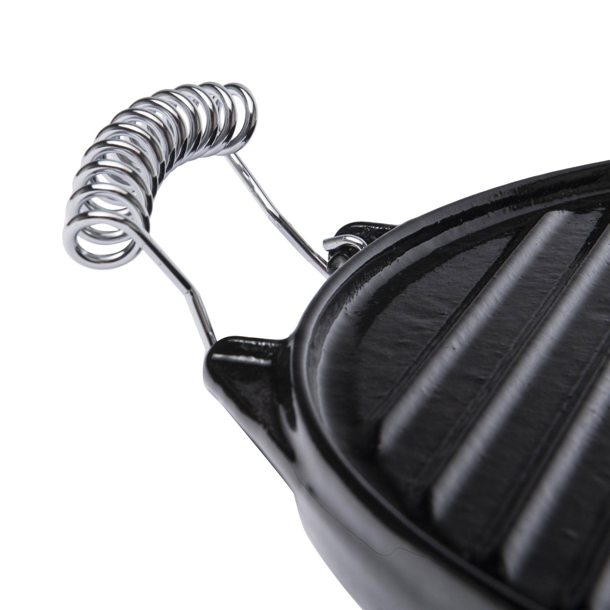 Plancha universelle barbecue Ø32 cm fonte émaillé - Image 3