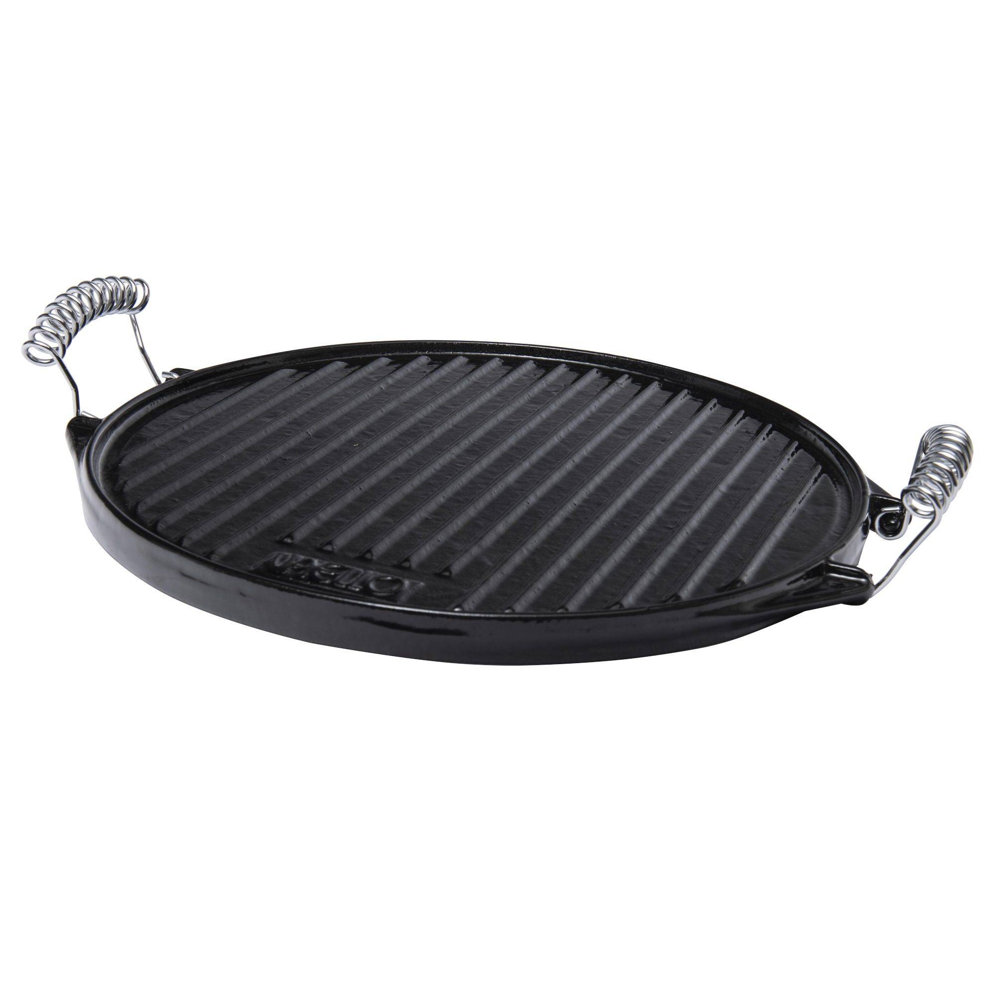Plancha universelle barbecue Ø32 cm fonte émaillé - Image 4