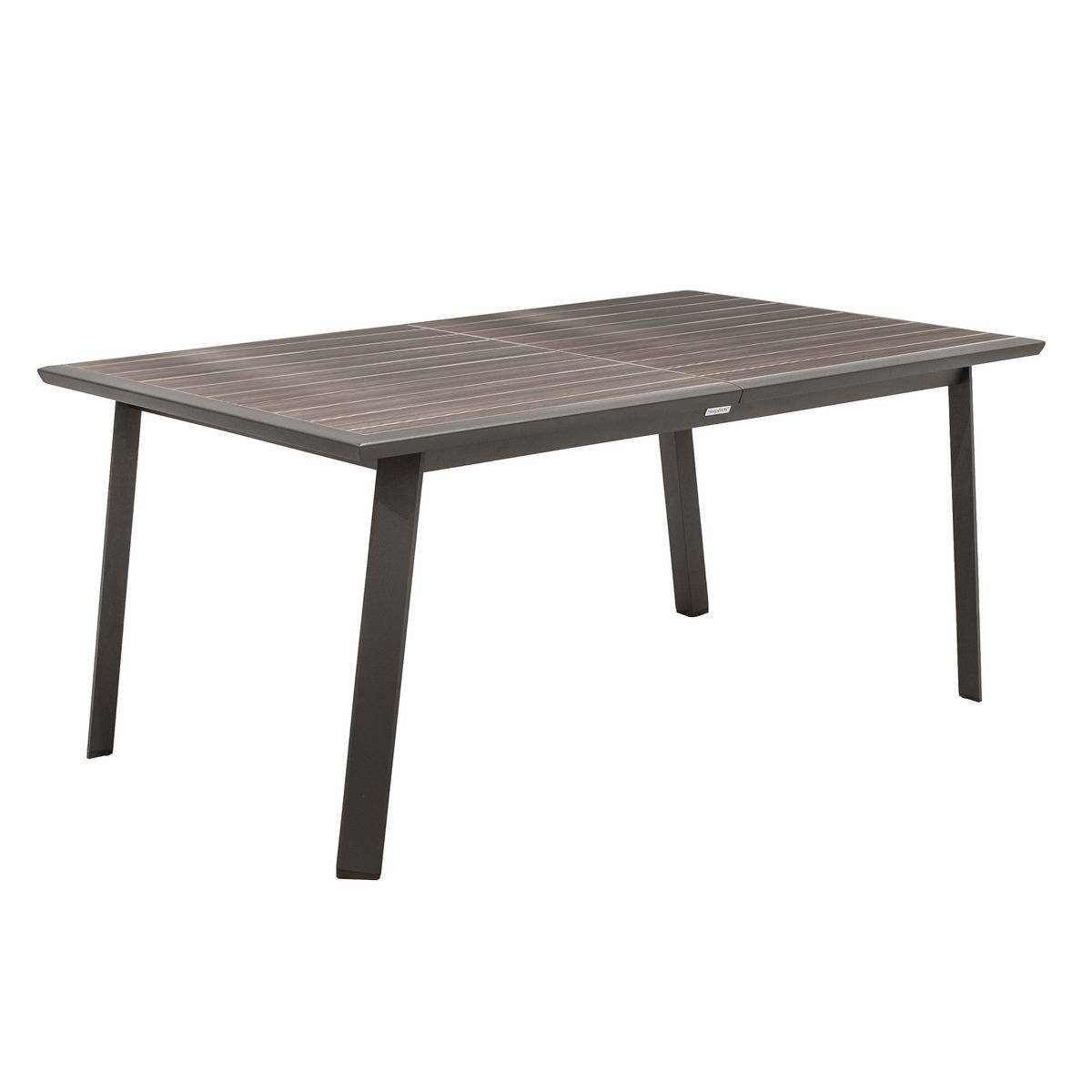 Hesperide - Table de jardin extensible "Pavane" seigle & praline 10 places en aluminium traité époxy Hespéride - Image 1