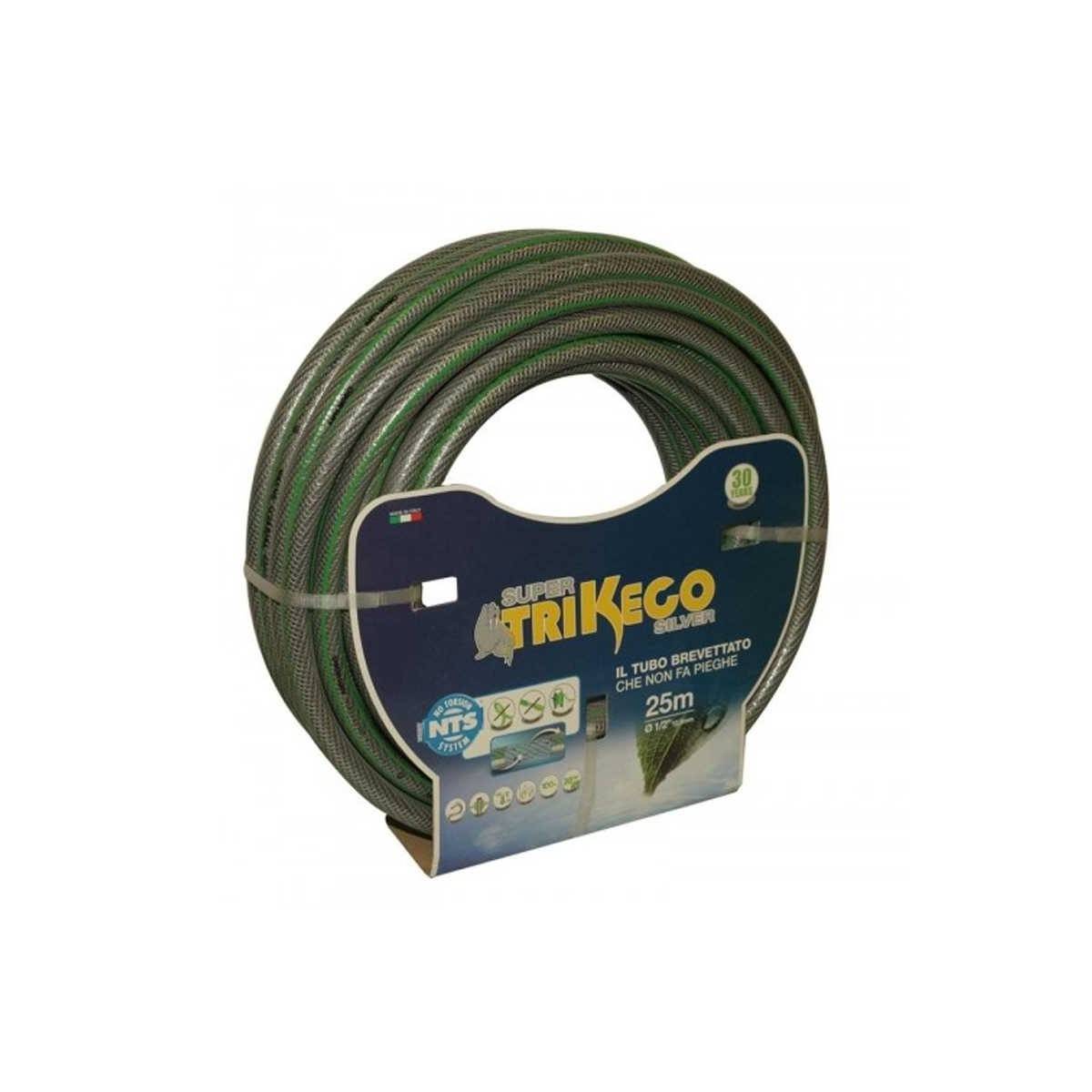 Tuyau d'arrosage jardin 1/2 " Diam.13mm Longueur 15m Haute qualité. Traité anti algues Anti-noeud.