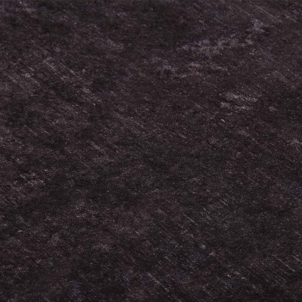 Tapis de Salon Velours Doux Lavable en Machine Antidérapant et Insonorisant Noir et Doré 80x150 cm – ComfortXL Outdoor Living - Image 6