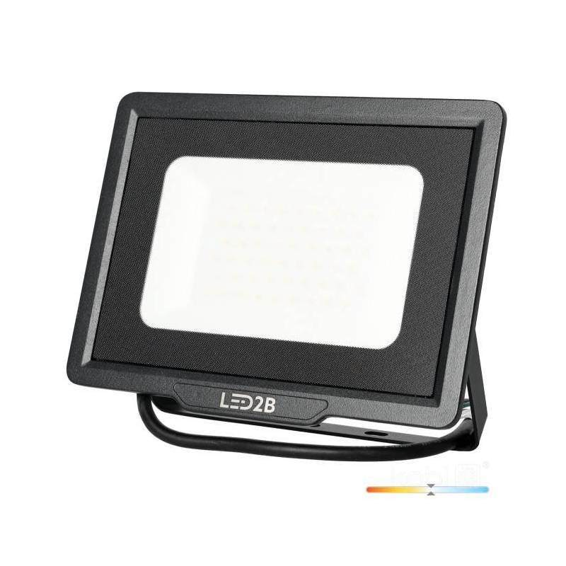 Projecteur LED MH 100W noir 4000K IP65 blanc naturel - Image 2
