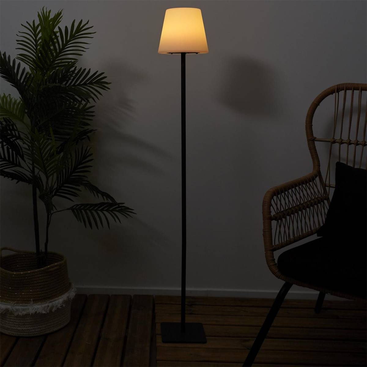 The Home Deco Factory - Lampadaire d'Extérieur Solaire "Led" 120cm Blanc - Image 9