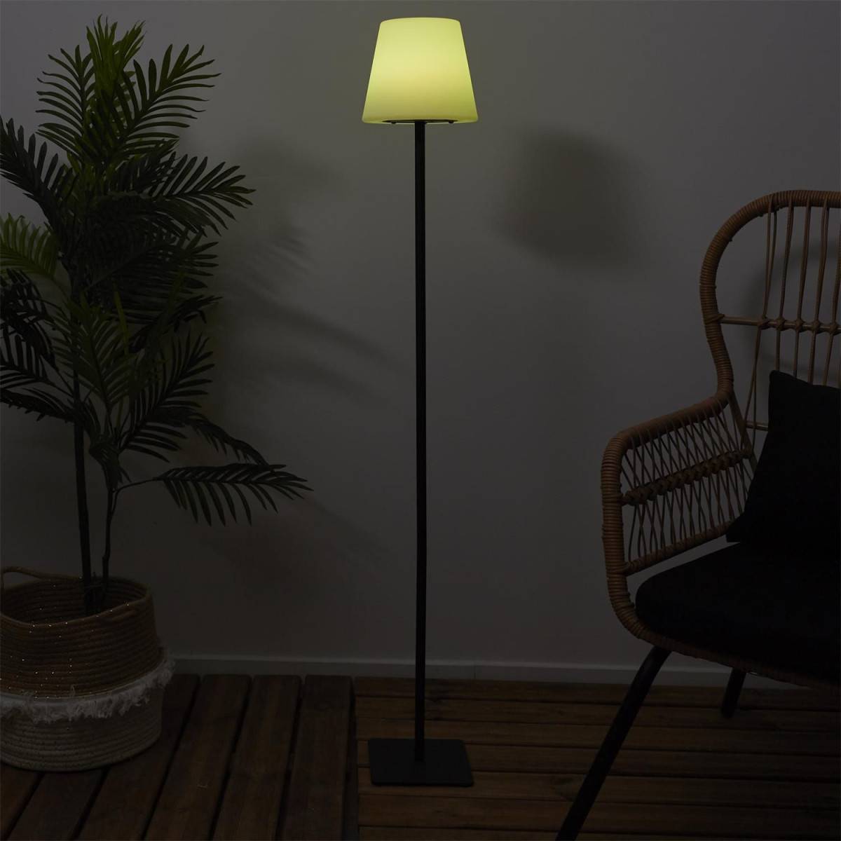 The Home Deco Factory - Lampadaire d'Extérieur Solaire "Led" 120cm Blanc - Image 5