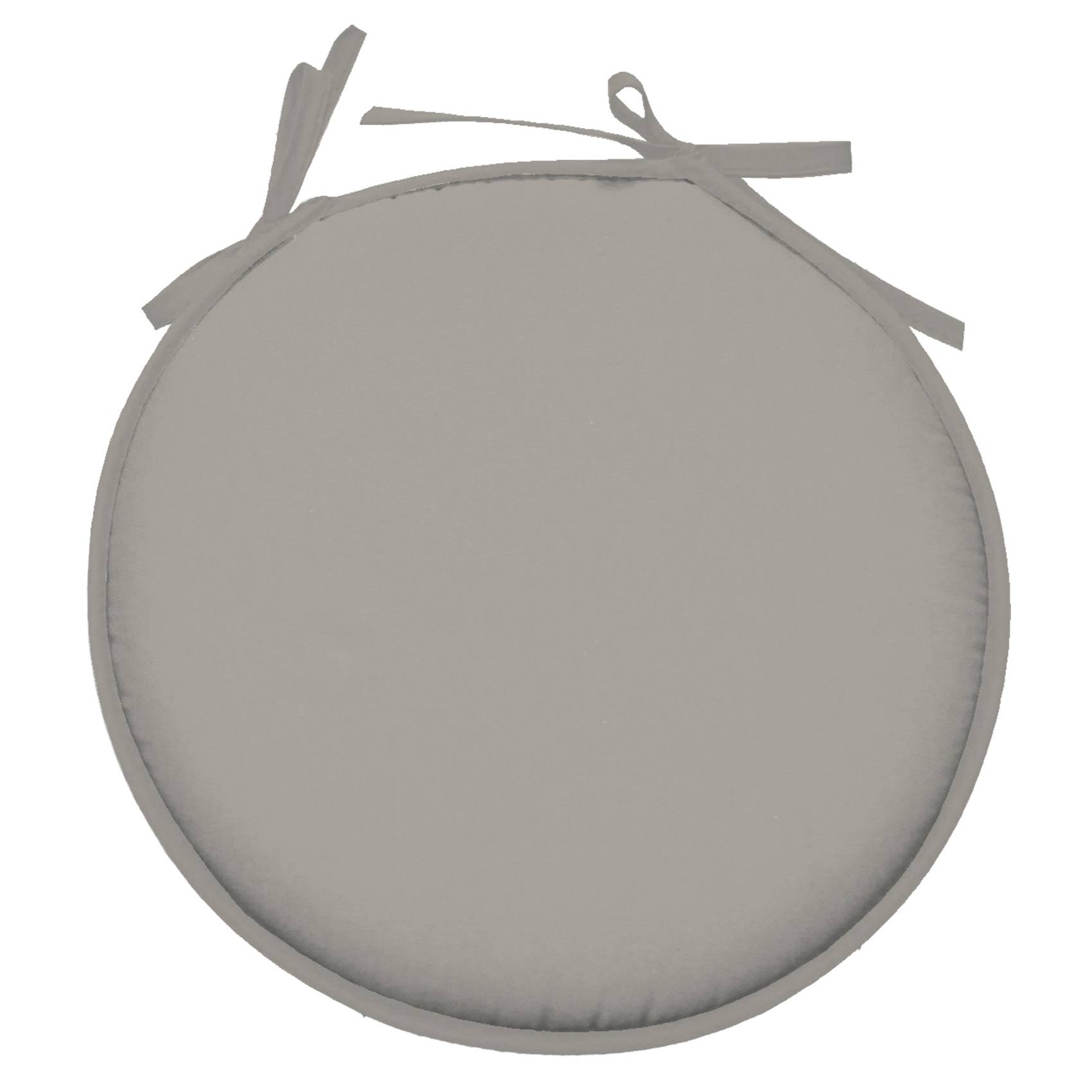 Lovely Casa - Galette de chaise ronde unie aux multiples couleurs - LOVELY CASA - Polyester - Lin - Image 1