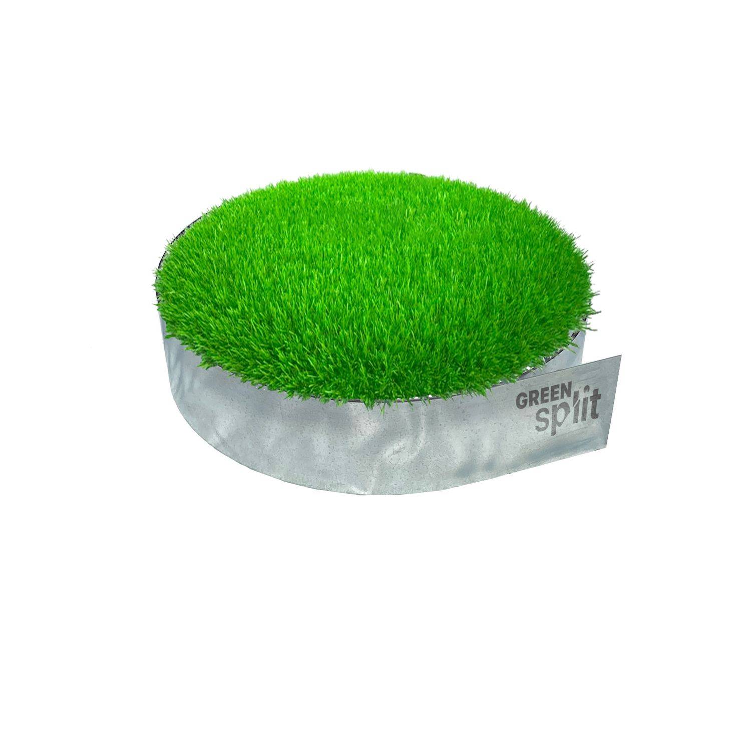 Ruban de Bordure de Jardin métal alu/zinc, Longueur:15 m, Largeur:20 cm, Green-split - Image 2