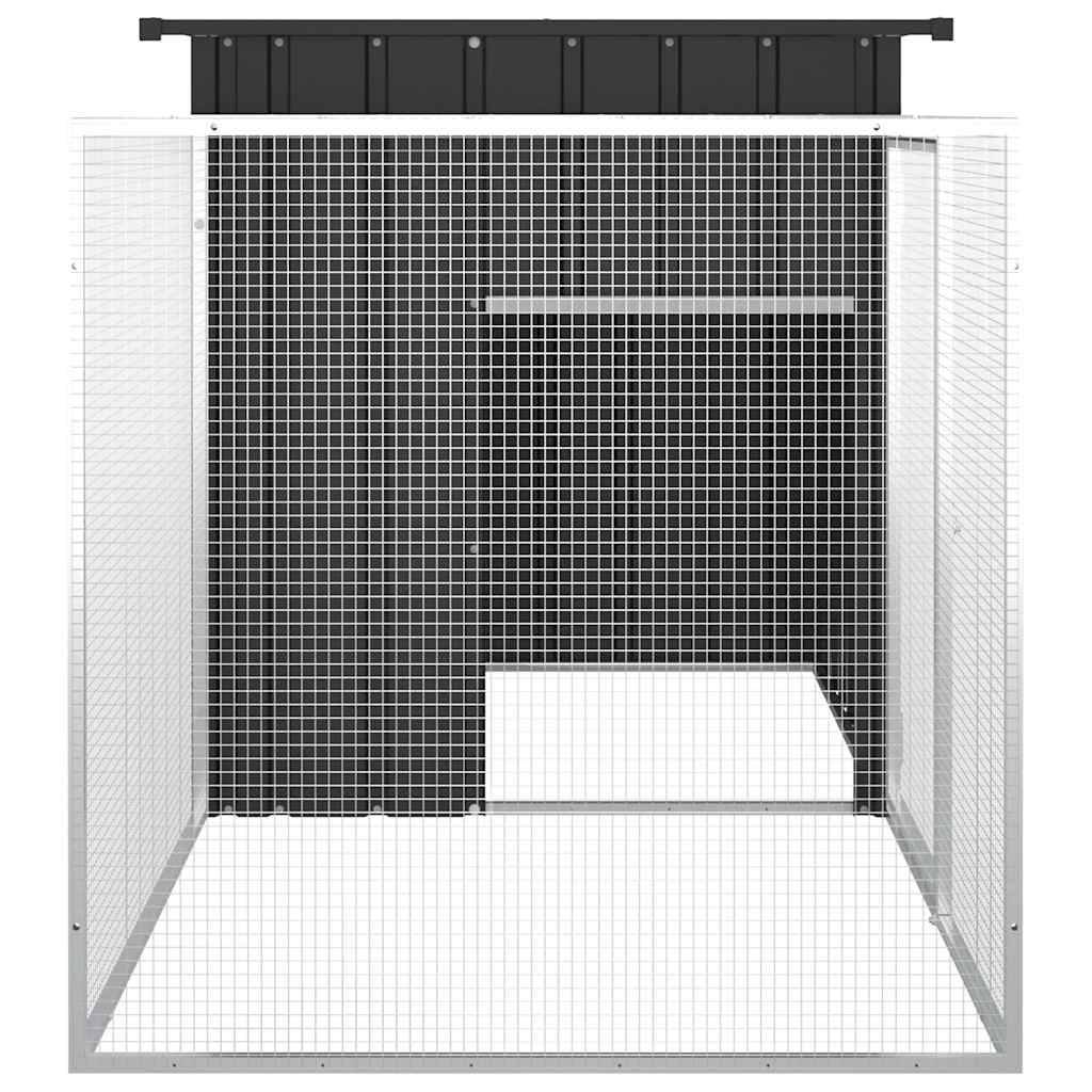 Vidaxl - Cage pour poules Anthracite 200x91x100 cm Acier galvanisé vidaXL 171544 - Image 5