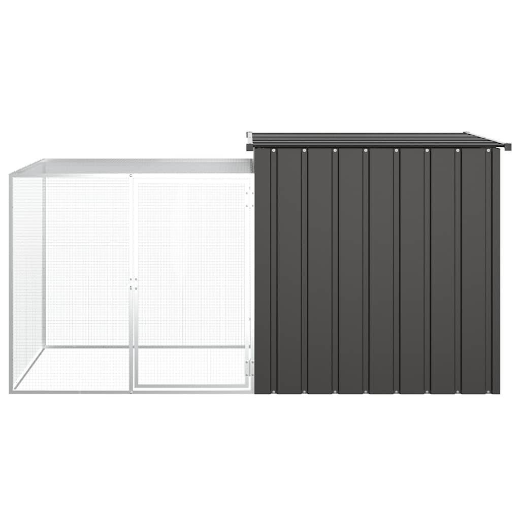 Vidaxl - Cage pour poules Anthracite 200x91x100 cm Acier galvanisé vidaXL 171544 - Image 6