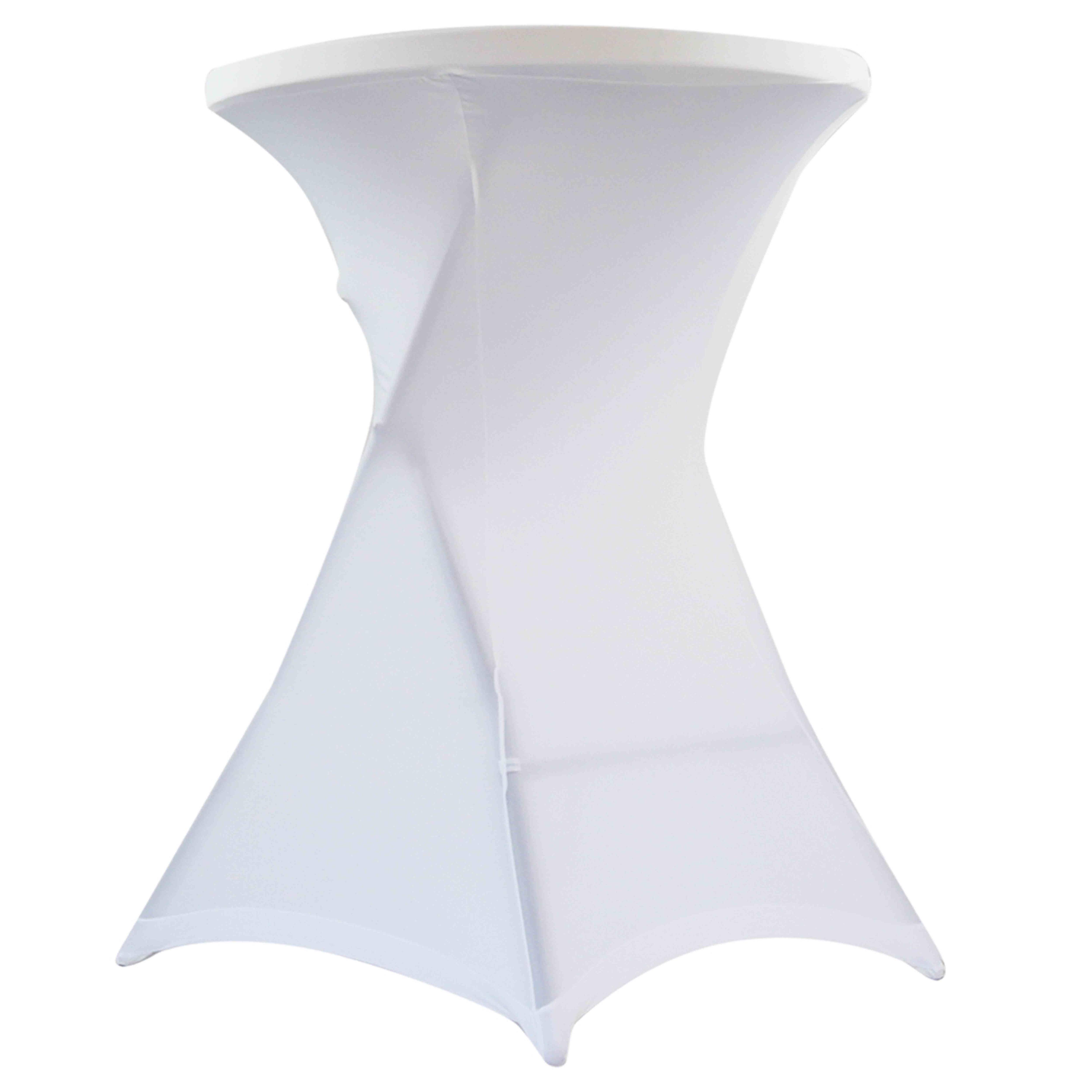 Oviala - Mange-debout pliant et nappe housse blanche Pack spécial salon - Oviala - Image 2