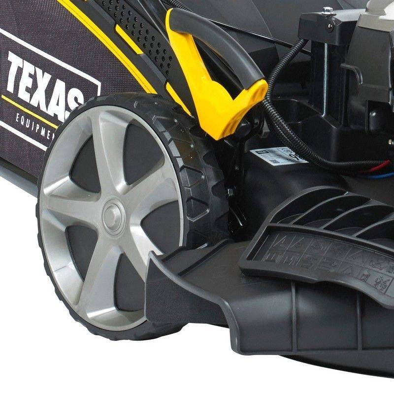 Tondeuse thermique tractée 173 cc 4,3cv démarrage électrique 51cm coupe mulching pack accessoires TEXAS RL515TR/WE - Image 3