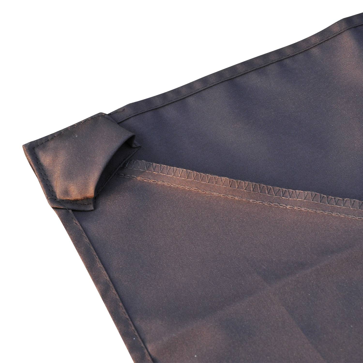Outsunny - Toit de Rechange 3x3m pour Gazebo Pavillon Tonnelle Tente Jardin Toile Marron - Outsunny - Image 9