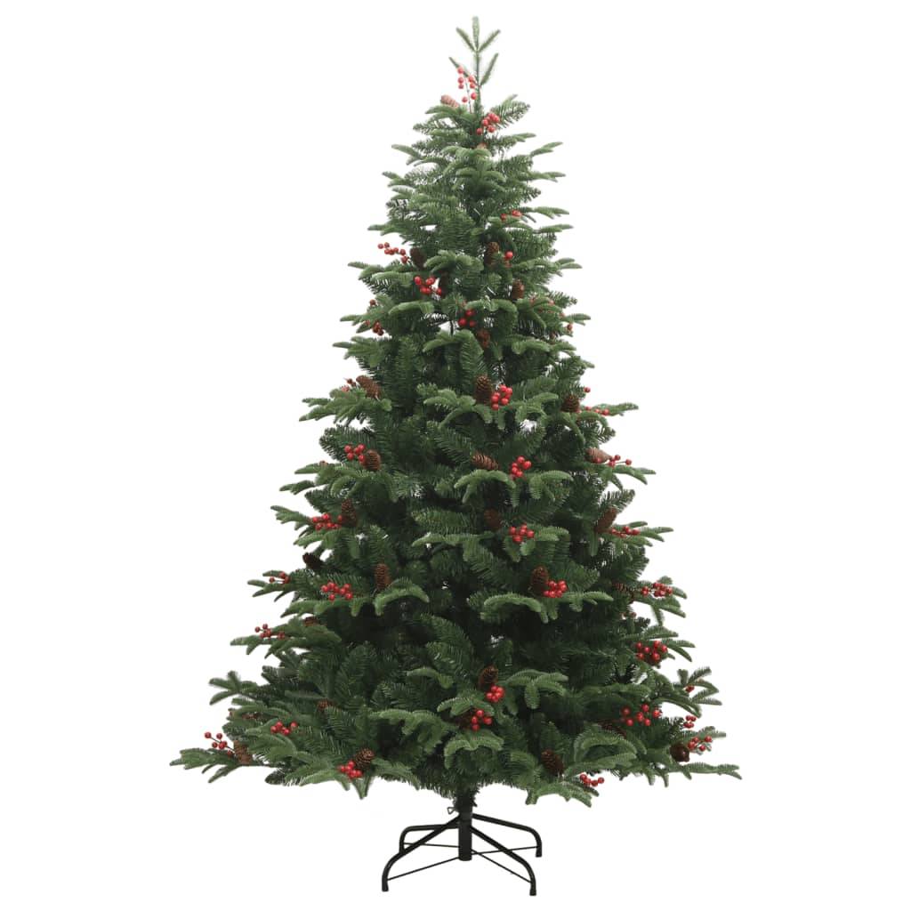 Vidaxl - Sapin de Noël artificiel avec pommes de pin et baies 240 cm vidaXL 358378 - Image 2