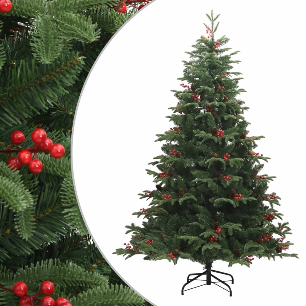 Vidaxl - Sapin de Noël artificiel avec pommes de pin et baies 240 cm vidaXL 358378 - Image 1