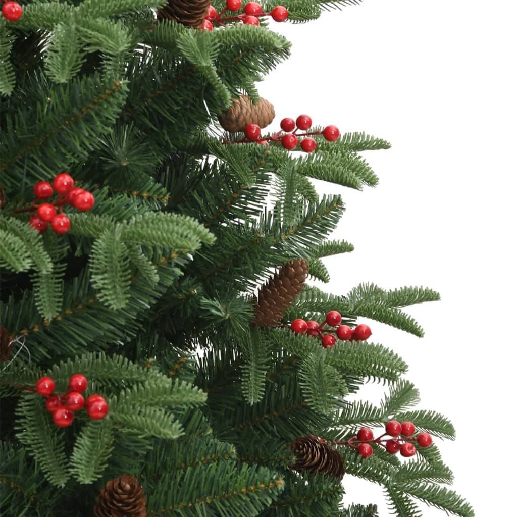 Vidaxl - Sapin de Noël artificiel avec pommes de pin et baies 240 cm vidaXL 358378 - Image 5