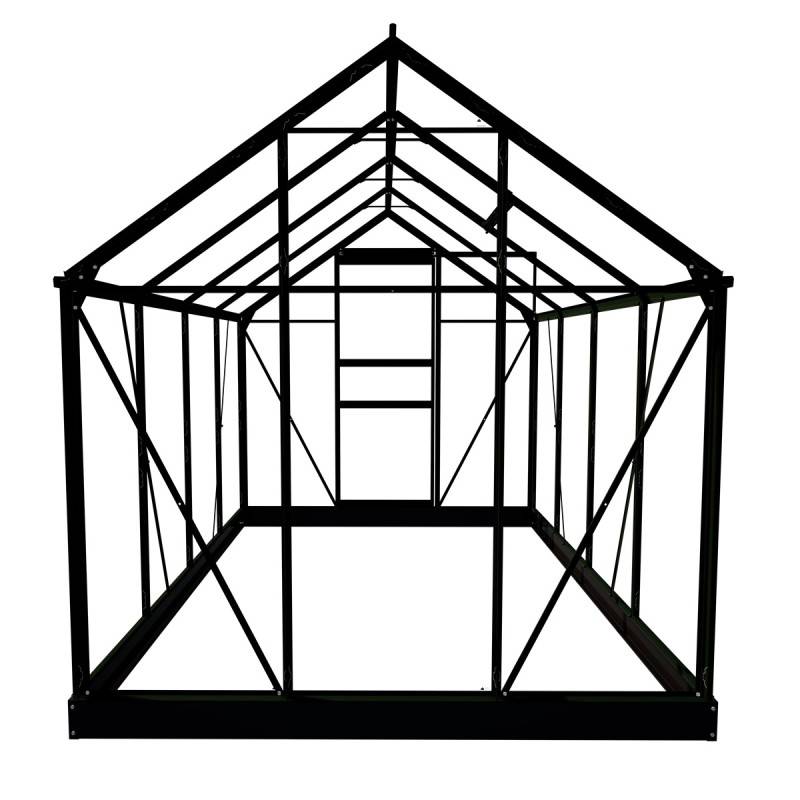 Halls - Serre en verre horticole 5,0 m² - Popular 86, vert - Halls - Image 7