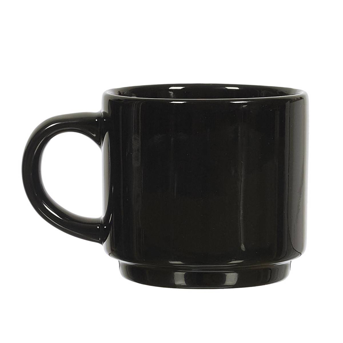 The Home Deco Factory - Lot de 4 Tasses Avec Support "Darin" 22cl Multicolore - Image 3