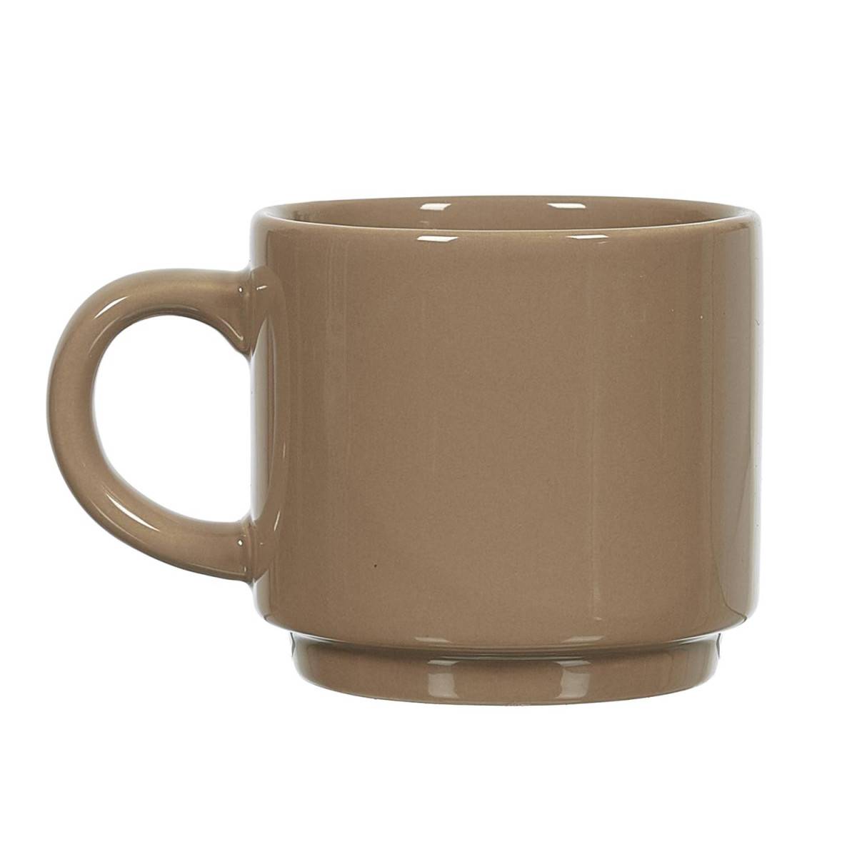 The Home Deco Factory - Lot de 4 Tasses Avec Support "Darin" 22cl Multicolore - Image 2