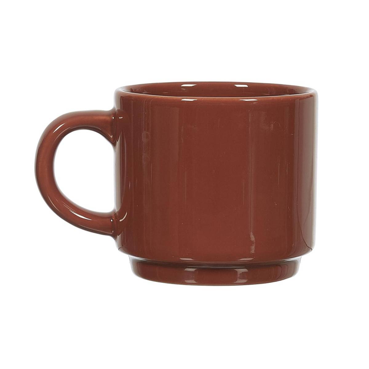 The Home Deco Factory - Lot de 4 Tasses Avec Support "Darin" 22cl Multicolore - Image 5