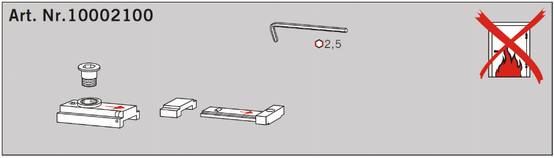 Dispositif d'arrêt mécanique RF pour TS90 DORMA - 10002100 - Image 2