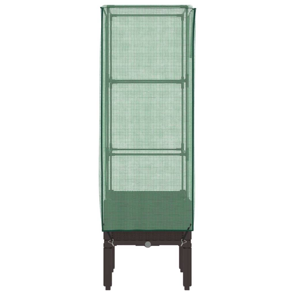 Vidaxl - Jardinière surélevée avec housse aspect rotin 40x40x140 cm vidaXL 4015804 - Image 6