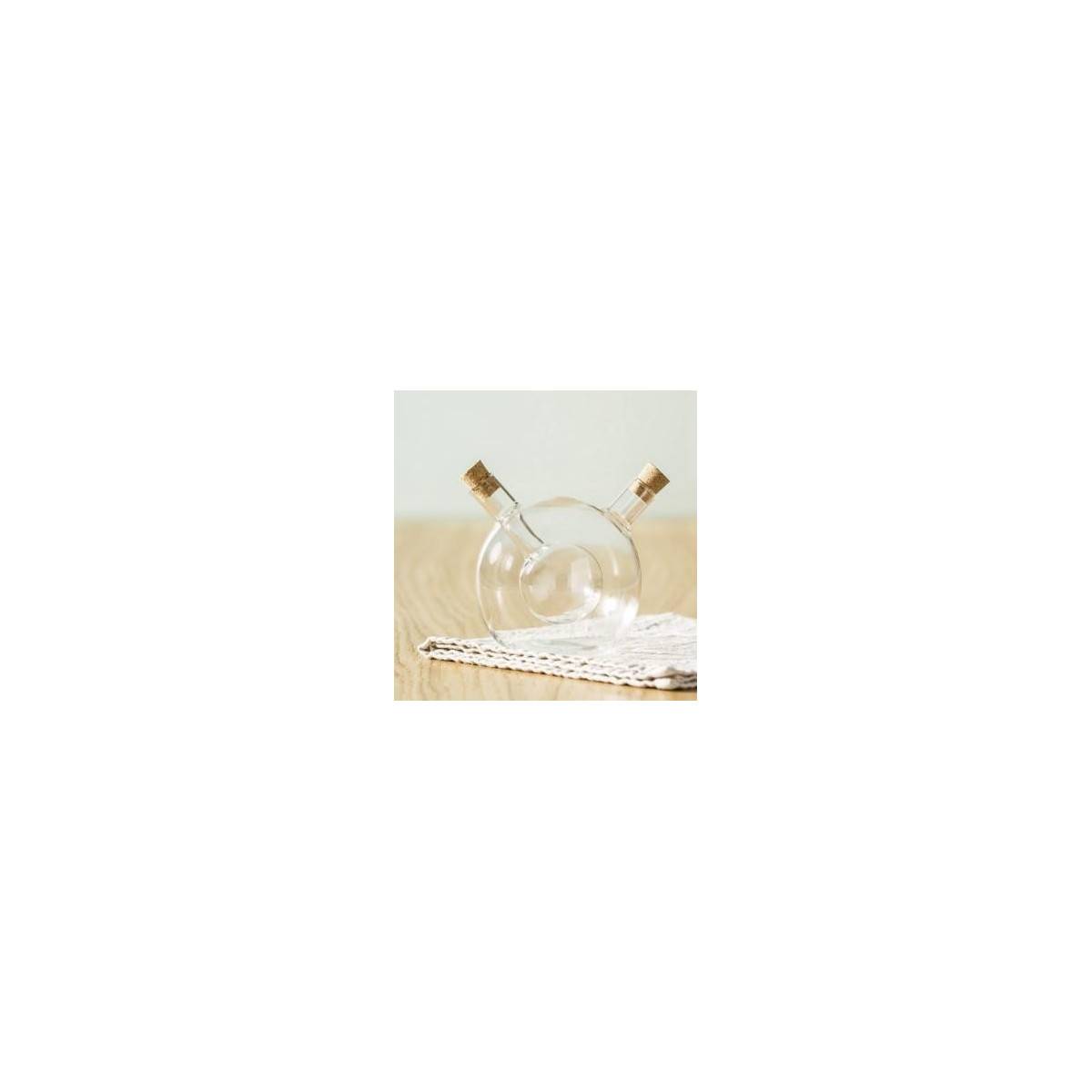 Bouteille Huile & Vinaigre 2 en 1 "Boule" 9cm - Image 2