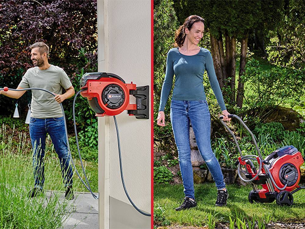 Einhell - Enrouleur de tuyau sans fil GE-HR 18/30 Li-Solo Einhell - Image 4