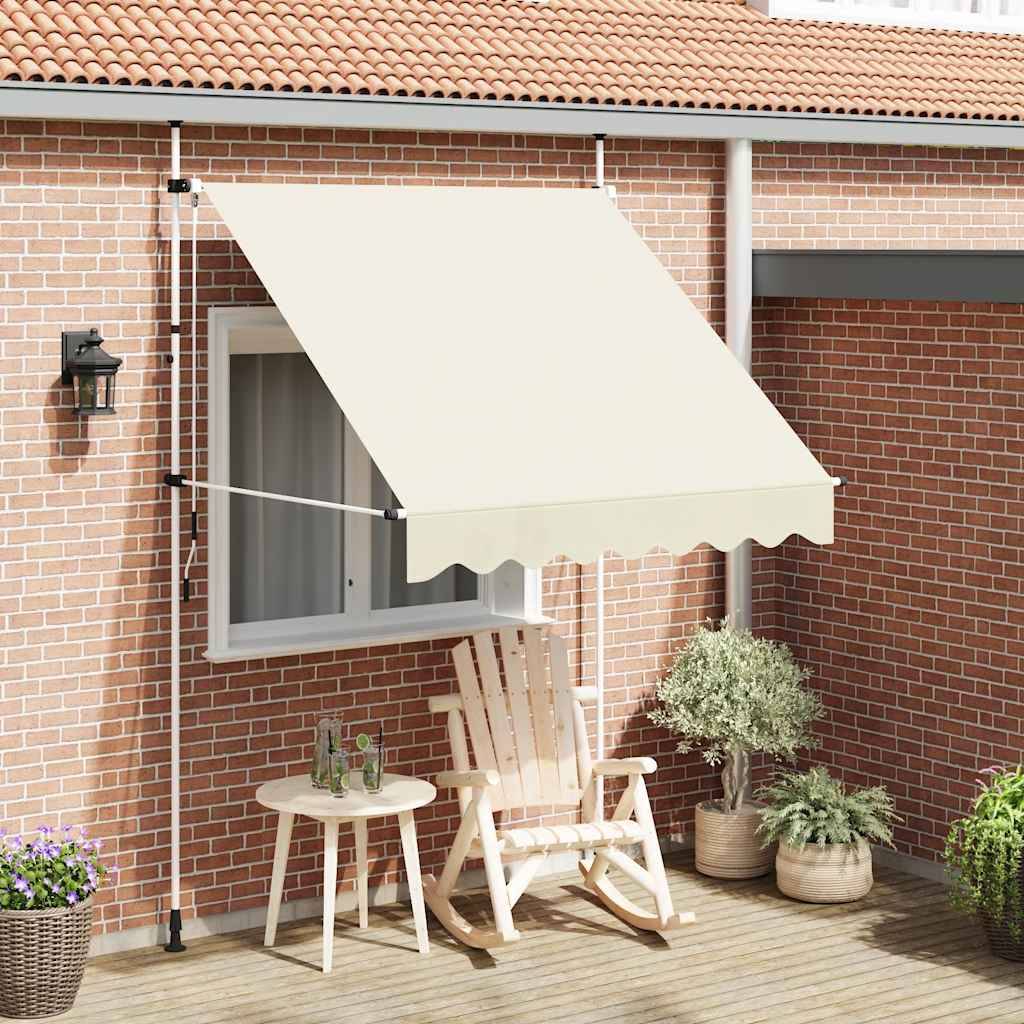 Vidaxl - Auvent manuel rétractable 200 cm Crème vidaXL 143694 - Image 1