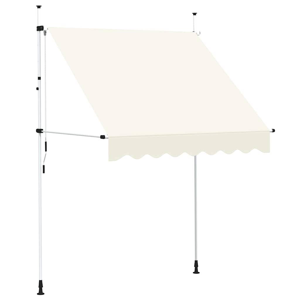 Vidaxl - Auvent manuel rétractable 200 cm Crème vidaXL 143694 - Image 2
