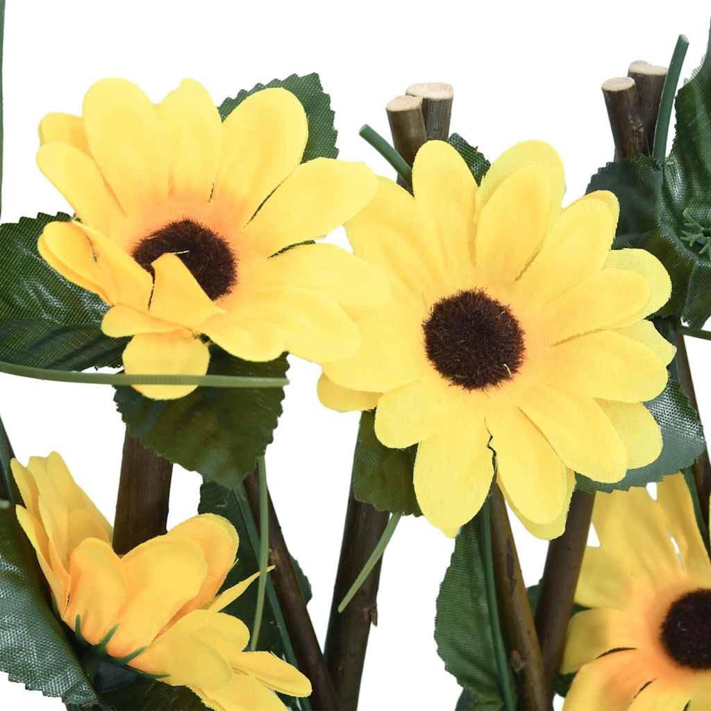 Treillis de lierre artificiel PVC bois jaune 40 x 30 cm, Poids :0.54kg - PANGIVO - Image 5